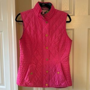 EUC Lilly Pulitzer Quilted Vest Size Medium